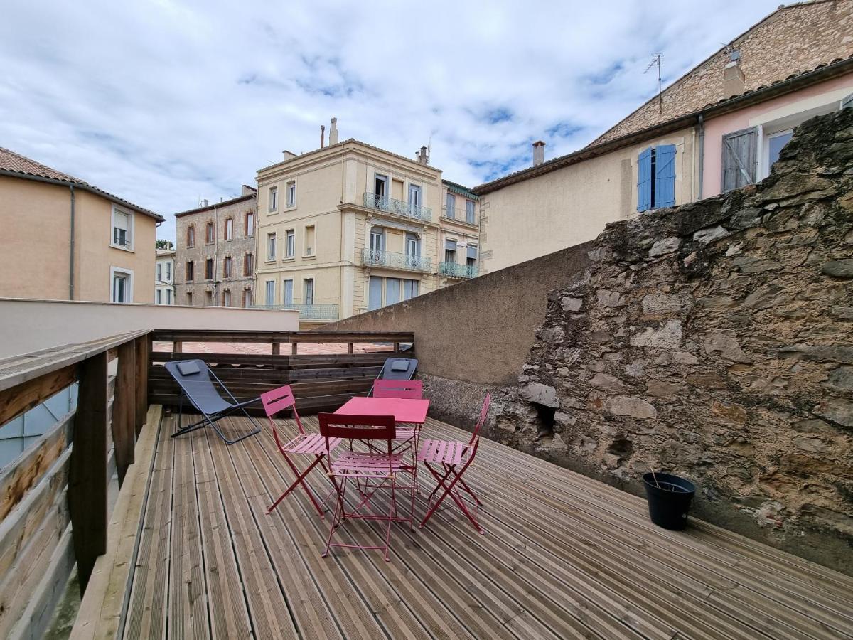 T2 Avec Terrasse 25M², Garage, Plein Centre-Ville Narbonne Eksteriør bilde
